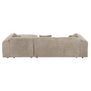 ΚΑΝΑΠΕΣ ΓΩΝΙΑ BRICKEN HM3275.01R ΜΠΕΖ ΥΦΑΣΜΑ 110-282x98-160x72Υεκ.
