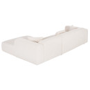 ΚΑΝΑΠΕΣ ΓΩΝΙΑ BRICKEN HM3275.02R ΛΕΥΚΟ ΥΦΑΣΜΑ 110-282x98-160x72Υεκ.
