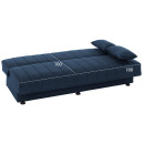 ΚΑΝΑΠΕΣ ΚΡΕΒΑΤΙ ANDRI ΤΡΙΘΕΣΙΟΣ ΜΠΛΕ HM3239.07 180x83x74Y εκ.