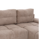 ΚΑΝΑΠΕΣ ΚΡΕΒΑΤΙ ΔΕΞΙΑ ΓΩΝΙΑ COMFYRA HM3336.03R ΜΠΕΖ ΥΦΑΣΜΑ 270x181x75Υεκ