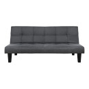 ΚΑΝΑΠΕΣ ΚΡΕΒΑΤΙ HM3000.02 ΜΕ ΥΦΑΣΜΑ ΓΚΡΙ-ΑΝΘΡΑΚΙ 180x82.5x78Υ εκ.