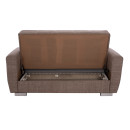 ΚΑΝΑΠΕΣ ΚΡΕΒΑΤΙ POLYA ΔΙΘΕΣΙΟΣ ΚΑΦΕ HM3241.02 153x87x77 εκ.