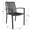ΠΟΛΥΘΡΟΝΑ ΑΛΟΥΜΙΝΙΟΥ BRONCA HM5130.02 ΓΚΡΙ 54,2x59x83,5Υεκ.