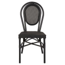 ΚΑΡΕΚΛΑ ΑΛΟΥΜΙΝΙΟΥ TRENT BAMBOO LOOK ΜΕ TEXTLINE 45x57x88 εκ. HM5052