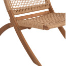 ΚΑΡΕΚΛΑ ΑΝΑΔΙΠΛΟΥΜΕΝΗ FERMO HM6243.01 ΞΥΛΟ ΑΚΑΚΙΑΣ ΦΥΣΙΚΟ-ΣΥΝΘ.WICKER 60x76x72Υεκ. 2τμχ