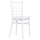 ΚΑΡΕΚΛΑ CATERING TIFFANY ΜΕ ΜΑΞΙΛΑΡΙ HM21104 ΛΕΥΚΟ ΠΟΛΥΠΡΟΠΥΛΕΝΙΟ 39x47x89Yεκ.
