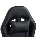 ΚΑΡΕΚΛΑ GAMING STRATUS HM1231.01 ΜΑΥΡΟ PVC--ΜΕ ΜΑΞIΛΑΡΑΚΙΑ ΜΕΣΗΣ/ΚΕΦΑΛΗΣ 60x59x117Υεκ