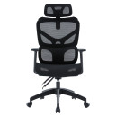 ΚΑΡΕΚΛΑ ΓΡΑΦΕΙΟΥ APEX HM1227.01 ΜΑΥΡO MESH & PP 70x66x113-130Υεκ