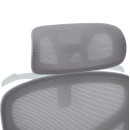 ΚΑΡΕΚΛΑ ΓΡΑΦΕΙΟΥ APEX HM1227.02 ΛΕΥΚΟ PP--ΑΝΟΙΧΤΟ ΓΚΡΙ MESH 70x66x113-130Υεκ