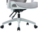 ΚΑΡΕΚΛΑ ΓΡΑΦΕΙΟΥ APEX HM1227.02 ΛΕΥΚΟ PP--ΑΝΟΙΧΤΟ ΓΚΡΙ MESH 70x66x113-130Υεκ