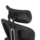 ΚΑΡΕΚΛΑ ΓΡΑΦΕΙΟΥ BARNET HM18258.01 ΜΑΥΡΟ MESH-ΜΑΥΡΟΣ ΣΚΕΛΕΤΟΣ NYLON 61x62x123Υ