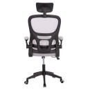 ΚΑΡΕΚΛΑ ΓΡΑΦΕΙΟΥ BASTON HM18236.02 ΓΚΡΙ MESH & ΜΑΥΡΟ PP ΣΚΕΛΕΤΟΣ 64x60x127Υεκ.
