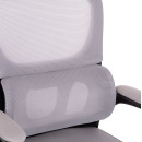ΚΑΡΕΚΛΑ ΓΡΑΦΕΙΟΥ BASTON HM18236.02 ΓΚΡΙ MESH & ΜΑΥΡΟ PP ΣΚΕΛΕΤΟΣ 64x60x127Υεκ.
