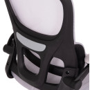 ΚΑΡΕΚΛΑ ΓΡΑΦΕΙΟΥ BASTON HM18236.02 ΓΚΡΙ MESH & ΜΑΥΡΟ PP ΣΚΕΛΕΤΟΣ 64x60x127Υεκ.