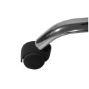 ΚΑΡΕΚΛΑ ΓΡΑΦΕΙΟΥ CANAN HM1201 ΜΑΥΡO PVC-ΒΑΣΗ ΧΡΩΜΙΟΥ 66x61x105Υεκ.