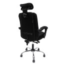 ΚΑΡΕΚΛΑ ΓΡΑΦΕΙΟΥ CRONER HM1196.01 ΜΑΥΡΟ MESH-ΜΕΤΑΛ.ΒΑΣΗ 58x99x120Υεκ.