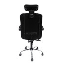 ΚΑΡΕΚΛΑ ΓΡΑΦΕΙΟΥ CRONER HM1196.01 ΜΑΥΡΟ MESH-ΜΕΤΑΛ.ΒΑΣΗ 58x99x120Υεκ.