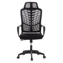 ΚΑΡΕΚΛΑ ΓΡΑΦΕΙΟΥ ELVAR HM1219.01 ΜΑΥΡO MESH--ΒΑΣΗ ΠΟΛΥΠΡΟΠΥΛΕΝΙΟΥ 63x56x125Υεκ