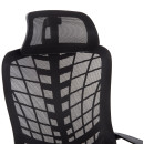 ΚΑΡΕΚΛΑ ΓΡΑΦΕΙΟΥ ELVAR HM1219.01 ΜΑΥΡO MESH--ΒΑΣΗ ΠΟΛΥΠΡΟΠΥΛΕΝΙΟΥ 63x56x125Υεκ