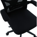 ΚΑΡΕΚΛΑ ΓΡΑΦΕΙΟΥ FLOATER HM1230.01 ΜΑΥΡO MESH & PP 62x62x115-125Υεκ