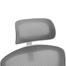 ΚΑΡΕΚΛΑ ΓΡΑΦΕΙΟΥ FLOATER HM1230.02 ΛΕΥΚΟ PP--ΑΝΟΙΧΤΟ ΓΚΡΙ MESH 62x62x115-125Υεκ