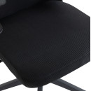 ΚΑΡΕΚΛΑ ΓΡΑΦΕΙΟΥ KESI HM1222.01 ΜΑΥΡO MESH & PP 61x62x125Υεκ.