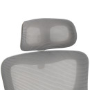 ΚΑΡΕΚΛΑ ΓΡΑΦΕΙΟΥ KESI HM1222.02 ΑΝΟΙΧΤΟ ΓΚΡΙ MESH--ΛΕΥΚΟ PP 52x50x122Υεκ.