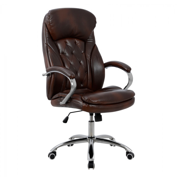 ΚΑΡΕΚΛΑ ΓΡΑΦΕΙΟΥ LANISHA HM1099.09 PU ΣΕ ΚΑΦΕ 65x73x125Υεκ
