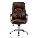 ΚΑΡΕΚΛΑ ΓΡΑΦΕΙΟΥ LANISHA HM1099.09 PU ΣΕ ΚΑΦΕ 65x73x125Υεκ