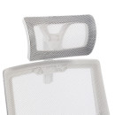 ΚΑΡΕΚΛΑ ΓΡΑΦΕΙΟΥ MATRON HM1226.02 ΛΕΥΚΟ PP--ΑΝΟΙΧΤΟ ΓΚΡΙ MESH 59x55x115Υεκ