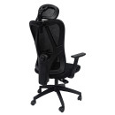 ΚΑΡΕΚΛΑ ΓΡΑΦΕΙΟΥ MEXER HM1195.01 ΜΑΥΡΟ MESH-PP ΒΑΣΗ 68x70x136Υεκ.