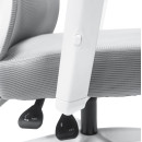 ΚΑΡΕΚΛΑ ΓΡΑΦΕΙΟΥ MEXER HM1195.02 ΓΚΡΙ MESH-PP ΒΑΣΗ-ΣΚΕΛΕΤΟΣ ΛΕΥΚΟΣ 68x70x136Υεκ.