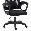 ΚΑΡΕΚΛΑ ΓΡΑΦΕΙΟΥ SALAS HM1223.01 ΠΟΛΥΠΡΟΠΥΛΕΝΙΟ & MESH--ΜΑΥΡΟ 60x60x118-128Υεκ