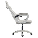 ΚΑΡΕΚΛΑ ΓΡΑΦΕΙΟΥ SALAS HM1223.02 P.P. ΛΕΥΚΟ-ΓΚΡΙ MESH ΥΦΑΣΜΑ 57x71x110-120Υεκ
