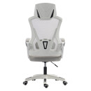 ΚΑΡΕΚΛΑ ΓΡΑΦΕΙΟΥ SALAS HM1223.02 P.P. ΛΕΥΚΟ-ΓΚΡΙ MESH ΥΦΑΣΜΑ 57x71x110-120Υεκ