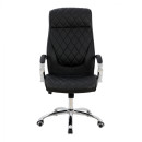 ΚΑΡΕΚΛΑ ΓΡΑΦΕΙΟΥ SHALY HM1098.01 PU ΣΕ ΜΑΥΡΟ 62x80x125Υεκ