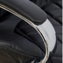 ΚΑΡΕΚΛΑ ΓΡΑΦΕΙΟΥ SHALY HM1098.01 PU ΣΕ ΜΑΥΡΟ 62x80x125Υεκ