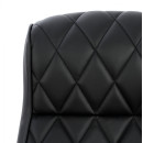 ΚΑΡΕΚΛΑ ΓΡΑΦΕΙΟΥ SHALY HM1098.01 PU ΣΕ ΜΑΥΡΟ 62x80x125Υεκ