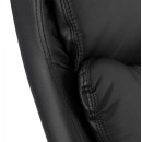 ΚΑΡΕΚΛΑ ΓΡΑΦΕΙΟΥ SHASHI HM1093.01 ΜΑΥΡΟ PU 63x80x118-126Υ