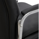 ΚΑΡΕΚΛΑ ΓΡΑΦΕΙΟΥ SHASHI HM1093.01 ΜΑΥΡΟ PU 63x80x118-126Υ