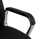 ΚΑΡΕΚΛΑ ΓΡΑΦΕΙΟΥ SHASHI HM1093.01 ΜΑΥΡΟ PU 63x80x118-126Υ