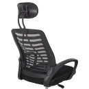 ΚΑΡΕΚΛΑ ΓΡΑΦΕΙΟΥ TRAIL2 HM1193 ΜΑΥΡΟ MESH-ΠΟΔΙ ΧΡΩΜΙΟΥ 62x59x120Yεκ.