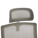 ΚΑΡΕΚΛΑ ΓΡΑΦΕΙΟΥ VELOCITY HM1229.02 ΛΕΥΚΟ PP--ΑΝΟΙΧΤΟ ΓΚΡΙ MESH 60x62x123Υεκ