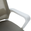 ΚΑΡΕΚΛΑ ΓΡΑΦΕΙΟΥ VELOCITY HM1229.02 ΛΕΥΚΟ PP--ΑΝΟΙΧΤΟ ΓΚΡΙ MESH 60x62x123Υεκ
