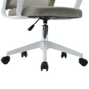 ΚΑΡΕΚΛΑ ΓΡΑΦΕΙΟΥ VELOCITY HM1229.02 ΛΕΥΚΟ PP--ΑΝΟΙΧΤΟ ΓΚΡΙ MESH 60x62x123Υεκ