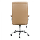 ΚΑΡΕΚΛΑ ΓΡΑΦΕΙΟΥ ZAMORA ΔΙΕΥΘΥΝΤΙΚΗ HM1087.09 ΣΕ CAMEL ΧΡΩΜΑ 51x71x123 εκ.