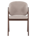 ΚΑΡΕΚΛΑ HANA HM9746.11 RUBBERWOOD ΣΕ ΜΑΥΡΟ ΧΡΩΜΑ-ΓΚΡΙ ΥΦΑΣΜΑ 55,5x60x85Yεκ. 2τμχ