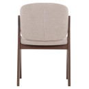 ΚΑΡΕΚΛΑ HANA HM9746.11 RUBBERWOOD ΣΕ ΜΑΥΡΟ ΧΡΩΜΑ-ΓΚΡΙ ΥΦΑΣΜΑ 55,5x60x85Yεκ. 2τμχ