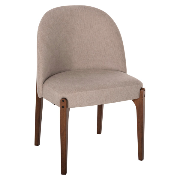 ΚΑΡΕΚΛΑ ΤΡΑΠΕΖΑΡΙΑΣ RAMMER HM9744.02 RUBBERWOOD ΣΕ ΚΑΡΥΔΙ-ΕΚΡΟΥ ΥΦΑΣΜΑ 57x55x86Υεκ. 2τμχ