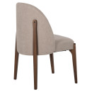 ΚΑΡΕΚΛΑ ΤΡΑΠΕΖΑΡΙΑΣ RAMMER HM9744.02 RUBBERWOOD ΣΕ ΚΑΡΥΔΙ-ΕΚΡΟΥ ΥΦΑΣΜΑ 57x55x86Υεκ. 2τμχ